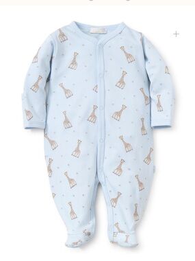 Kissy Kissy Sophie La Giraffe, light blue footie/gown converter.